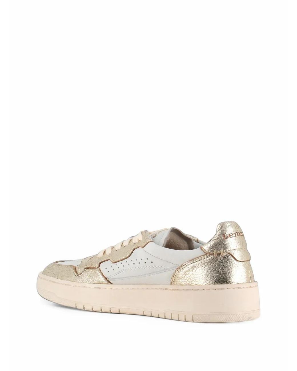 LEMARGO White Perforierte Sneakers