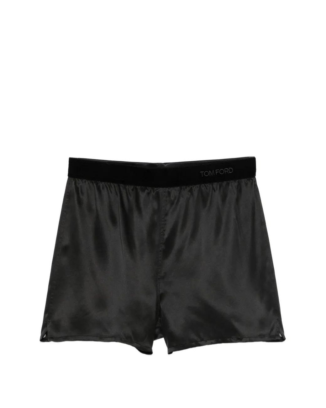 Tom Ford Black Logo-Band Shorts