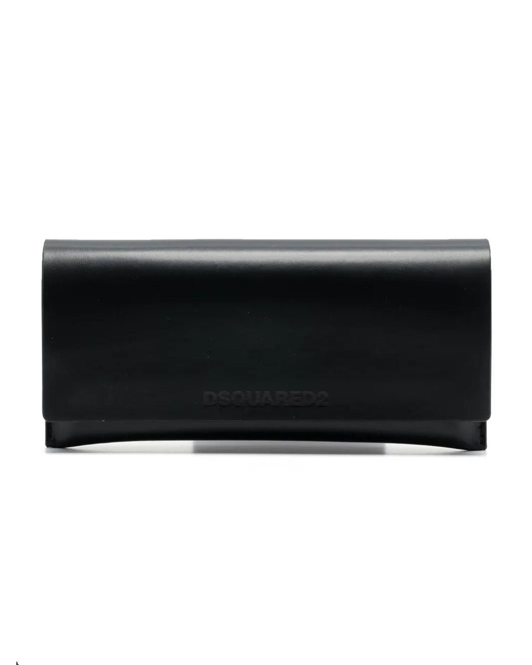 DSquared² Blue Engrave-Logo Rectangle-Frame Sunglasses for men