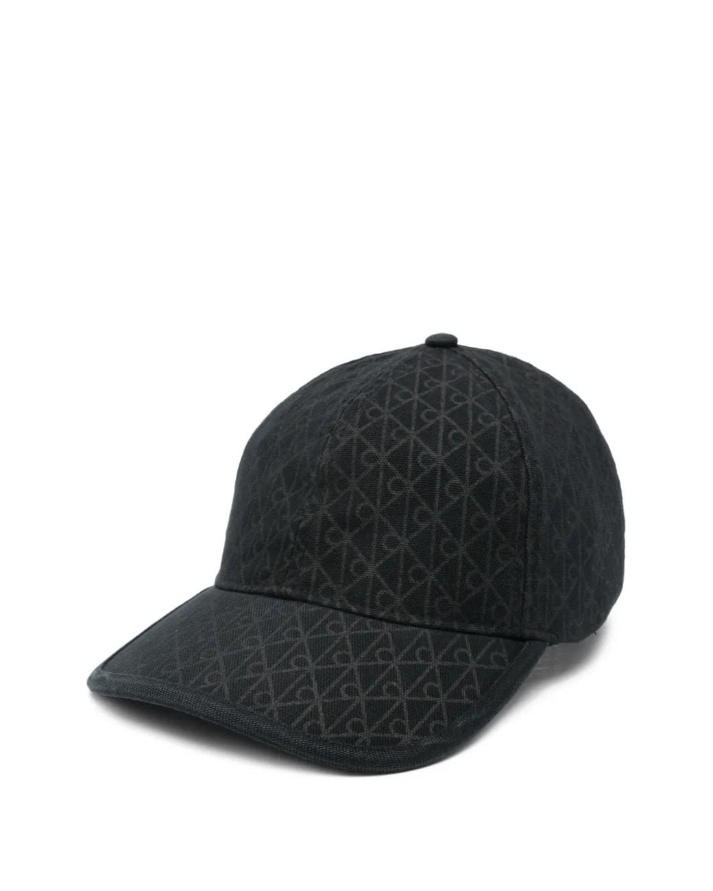 Calvin Klein Black Patterned Baseball Cap for men