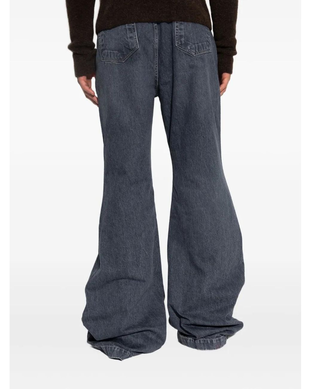 Rick Owens Blue Cotton Jeans for men