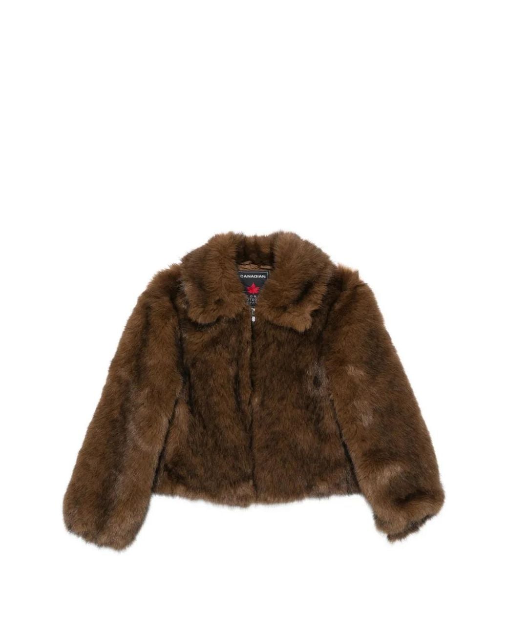 Canadian Brown Alberta Faux-Fur Jacket