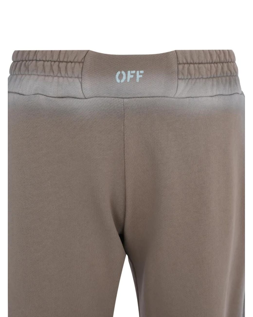Off-White c/o Virgil Abloh Gray Spray-Effect Track Pants