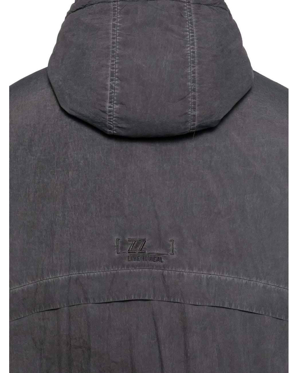 Izzue Gray Zip-Up Jacket for men