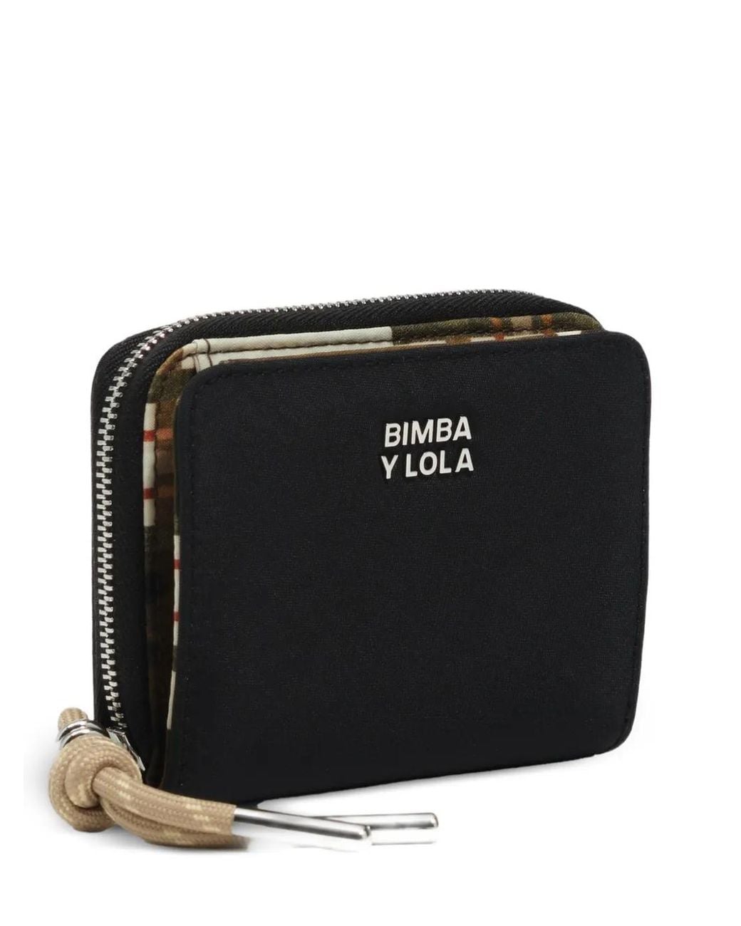 Bimba Y Lola Black Nylon Flap Purse