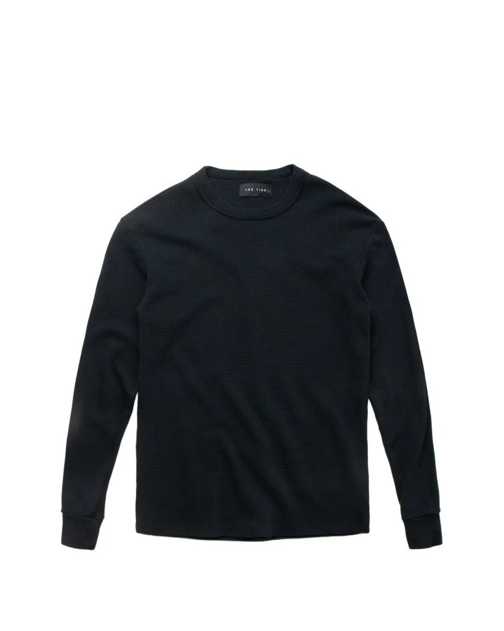 Les Tien Blue Long-Sleeve Crew-Neck Top for men