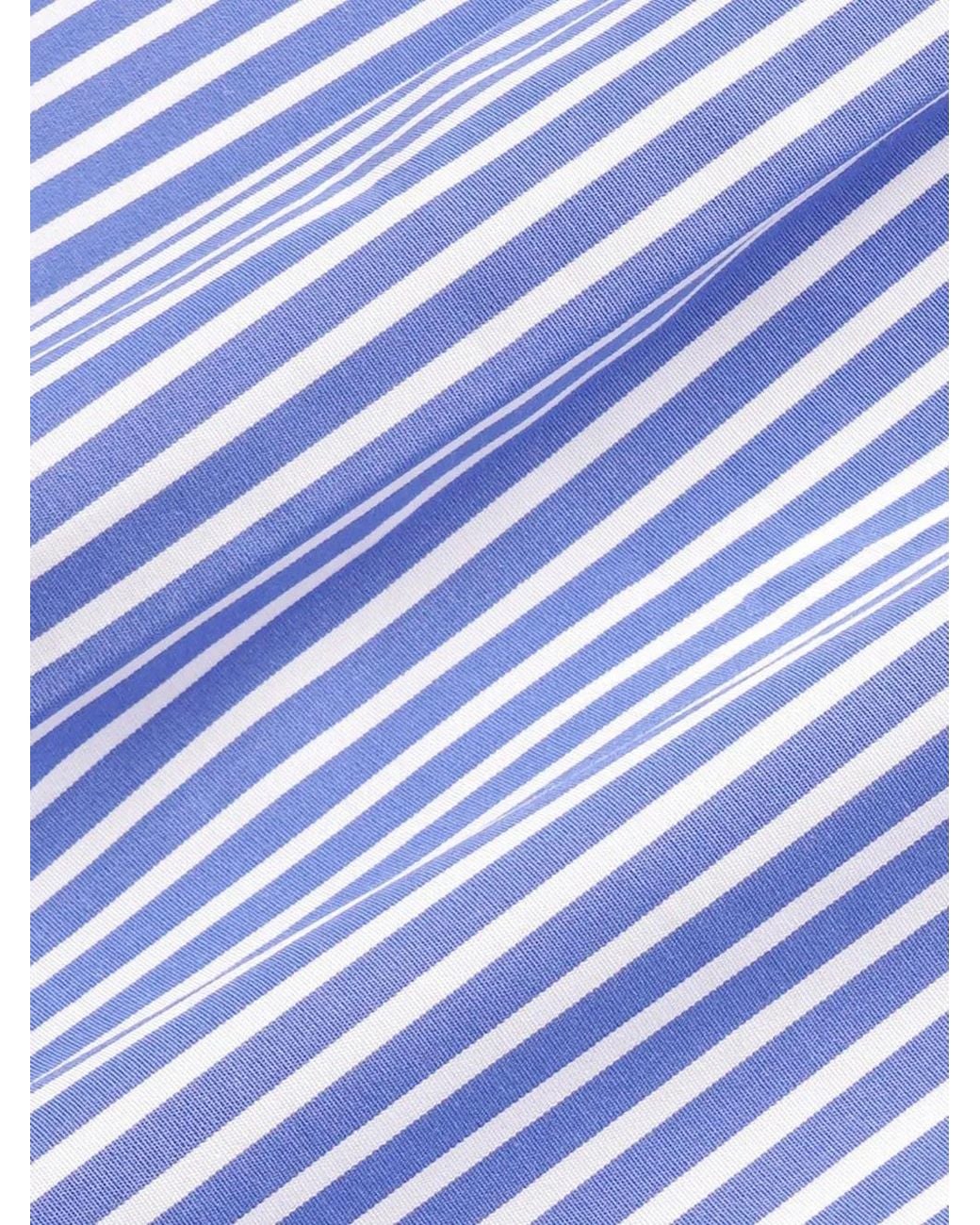 Sporty & Rich Purple Signature Logo Poplin Mini Skirt