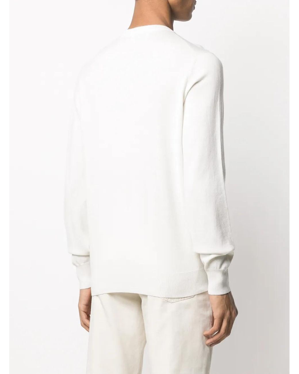 Brunello Cucinelli White Sweaters for men