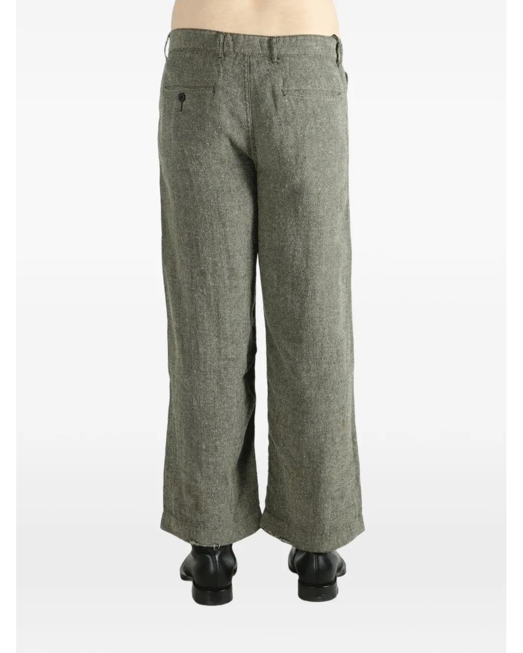 Enfants Riches Deprimes Green Pantalon Repair À Effet Usé for men