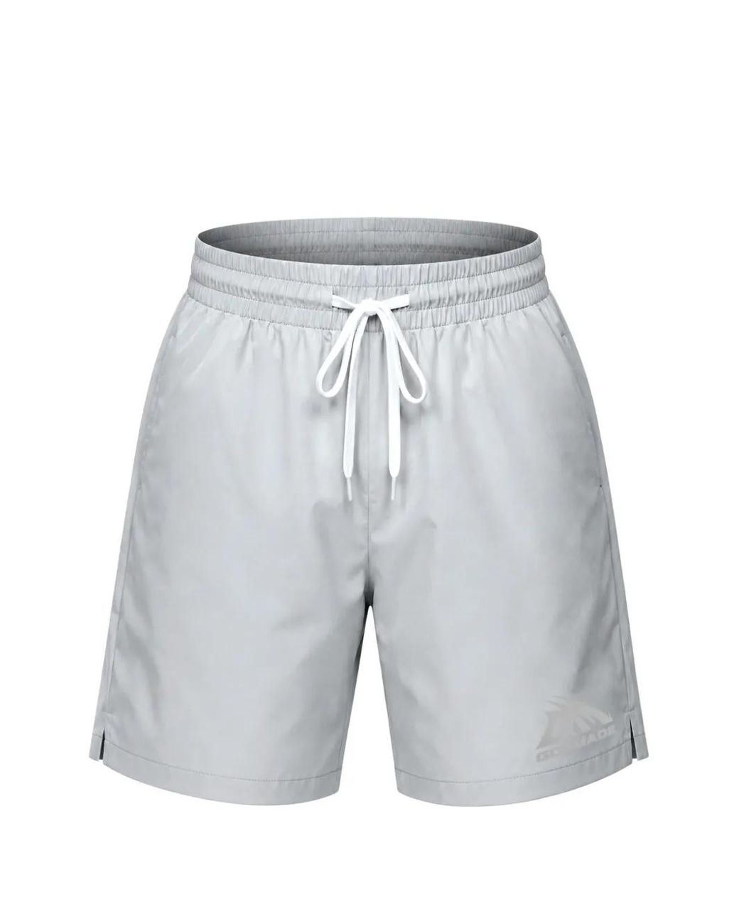 GODMADE Gray Gm-Logo Drawstring-Waist Swim Shorts for men