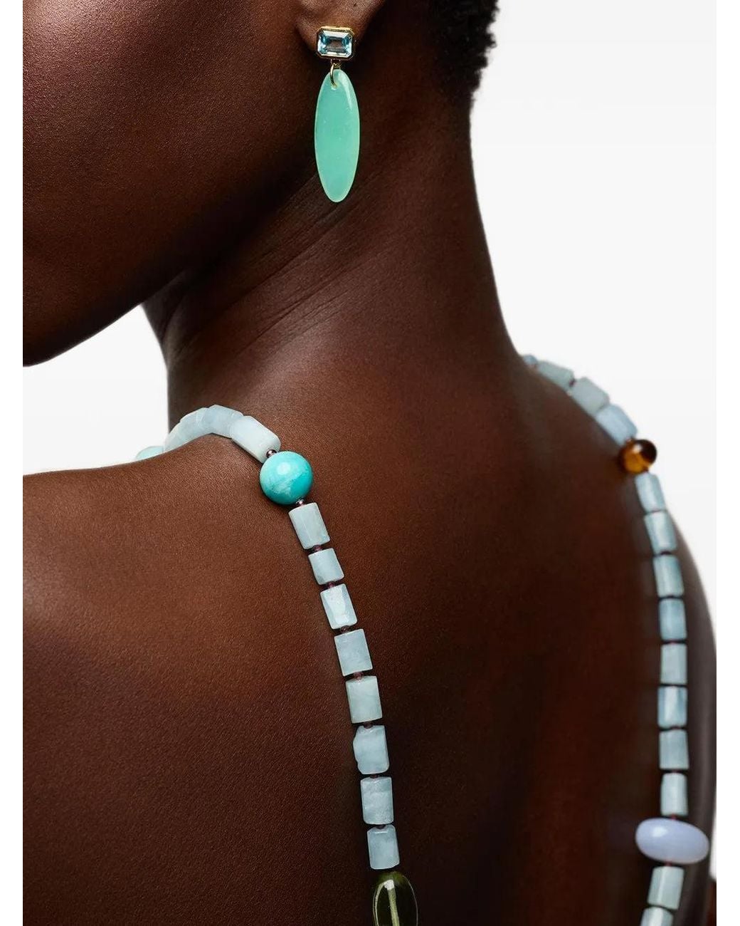 Lizzie Fortunato Blue Circo Necklace