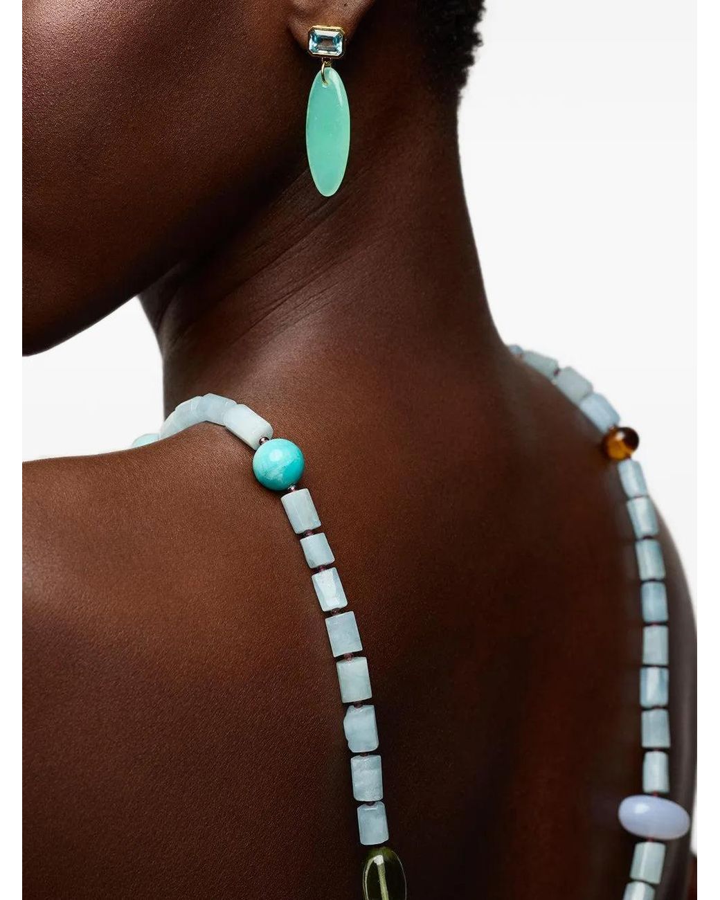 Lizzie Fortunato Brown Valery Drop Earrings