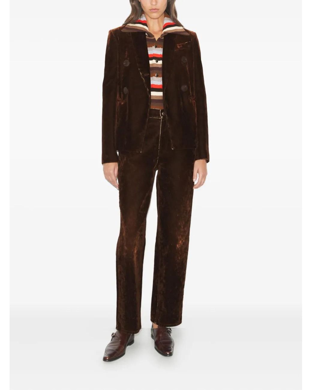 Tory Burch Black Double-Breasted Blazer