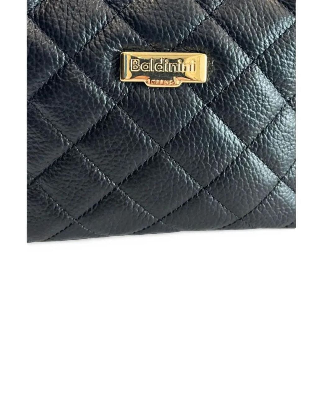 Baldinini Black Sac Cabas À Design Matelassé