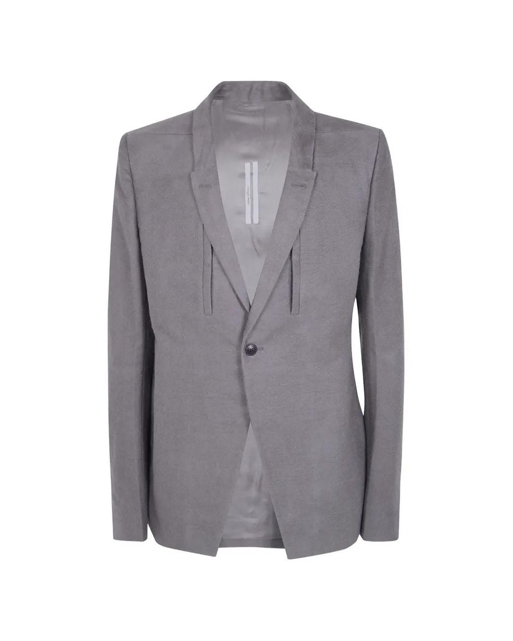 Rick Owens Gray Tower Soft Soft Jkt for men