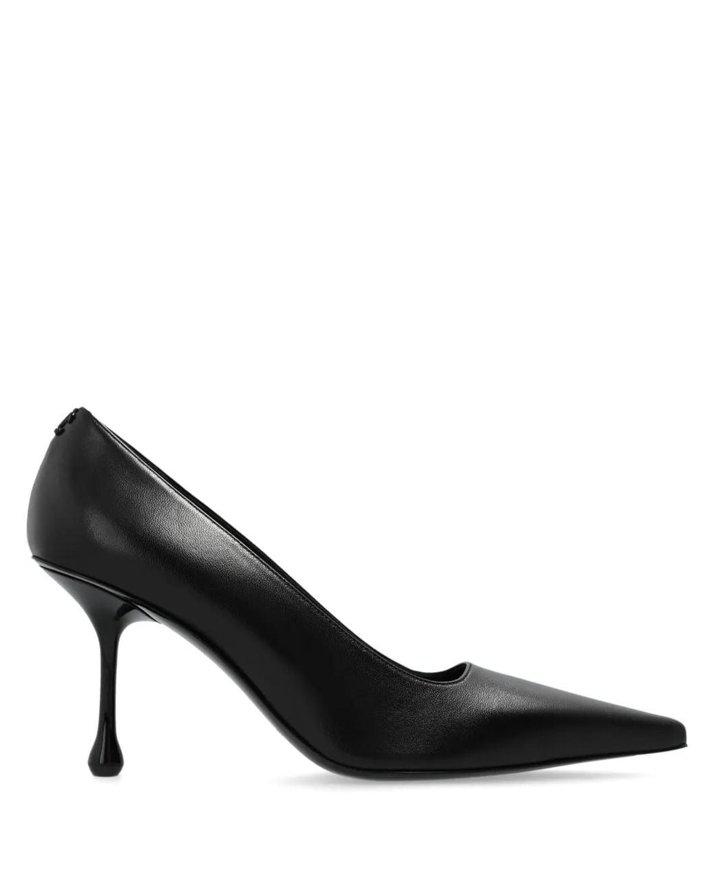 Jimmy Choo Black Ixia 80 Pointed-Toe Pumps