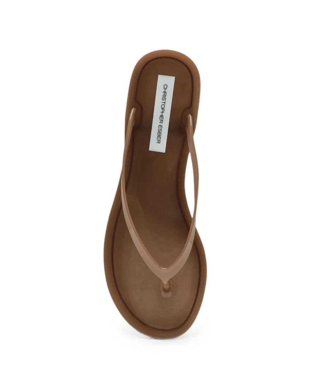 Christopher Esber White Jo Flip-Flops