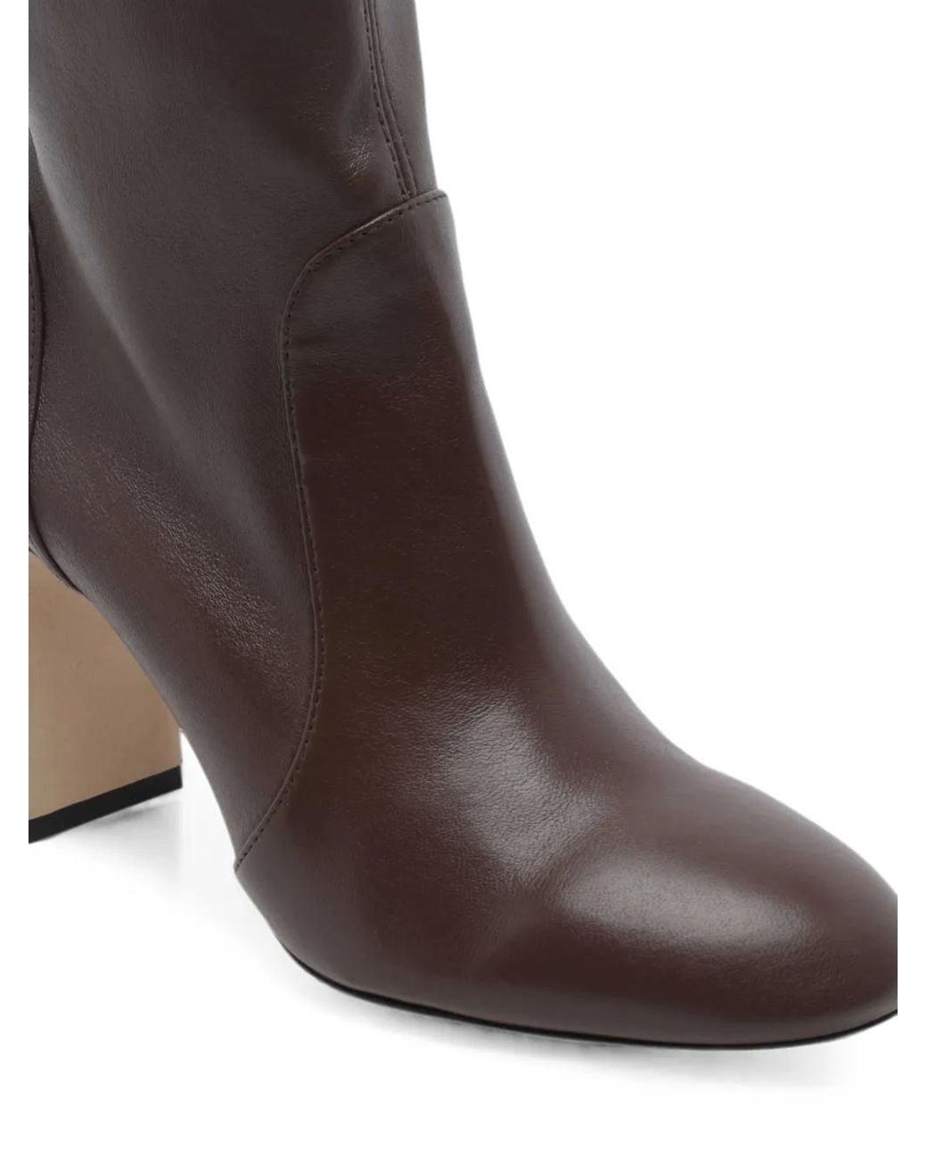 Stuart Weitzman Brown Bottines Babette À Bout Rond