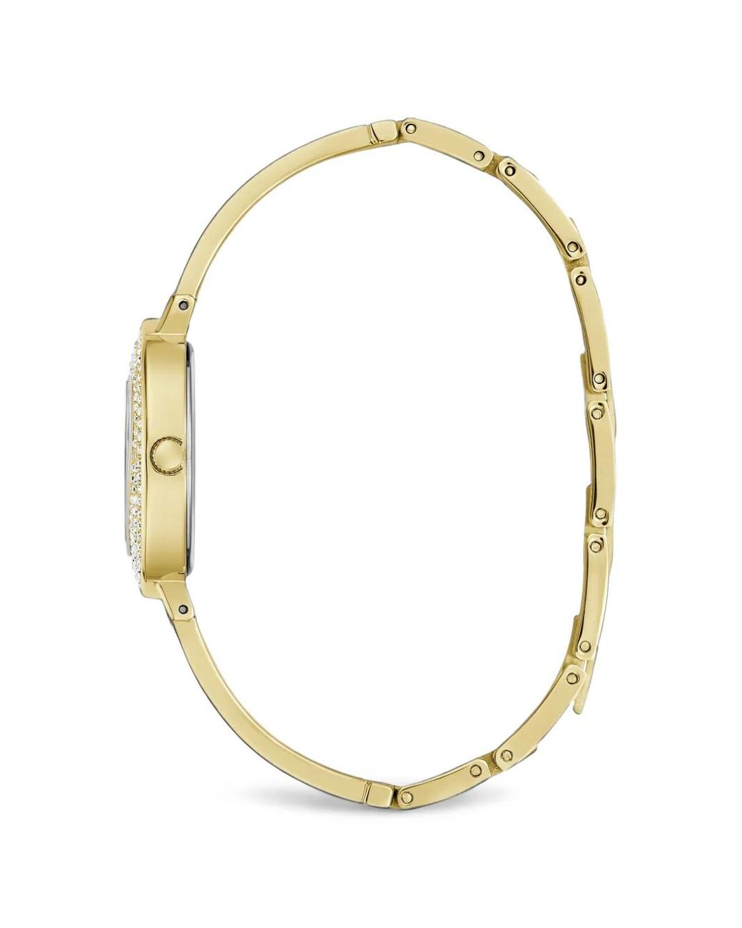 Guess Metallic Tone Analog Watch