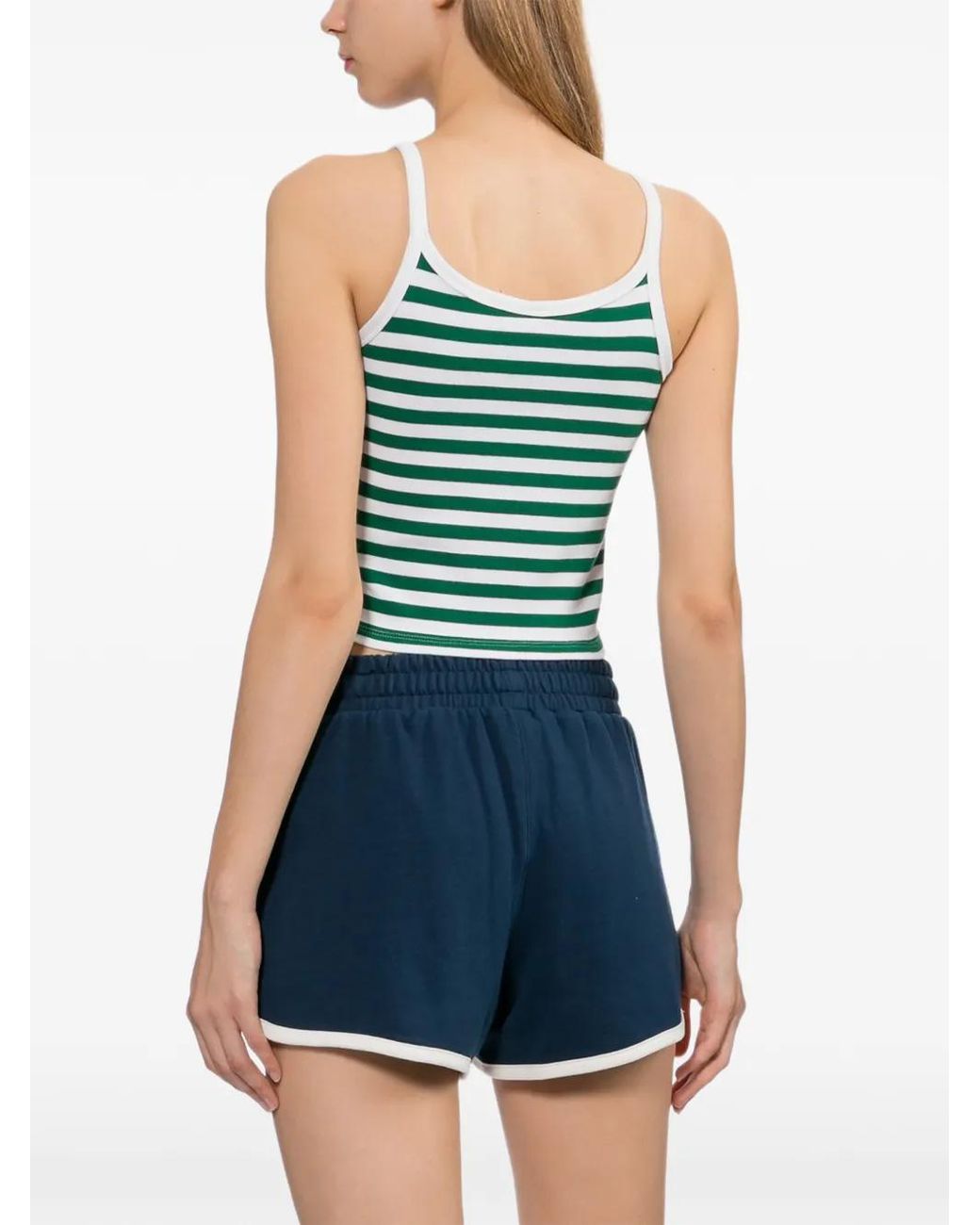 AAPE BY A BATHING AP Green Rabbit Striped Top