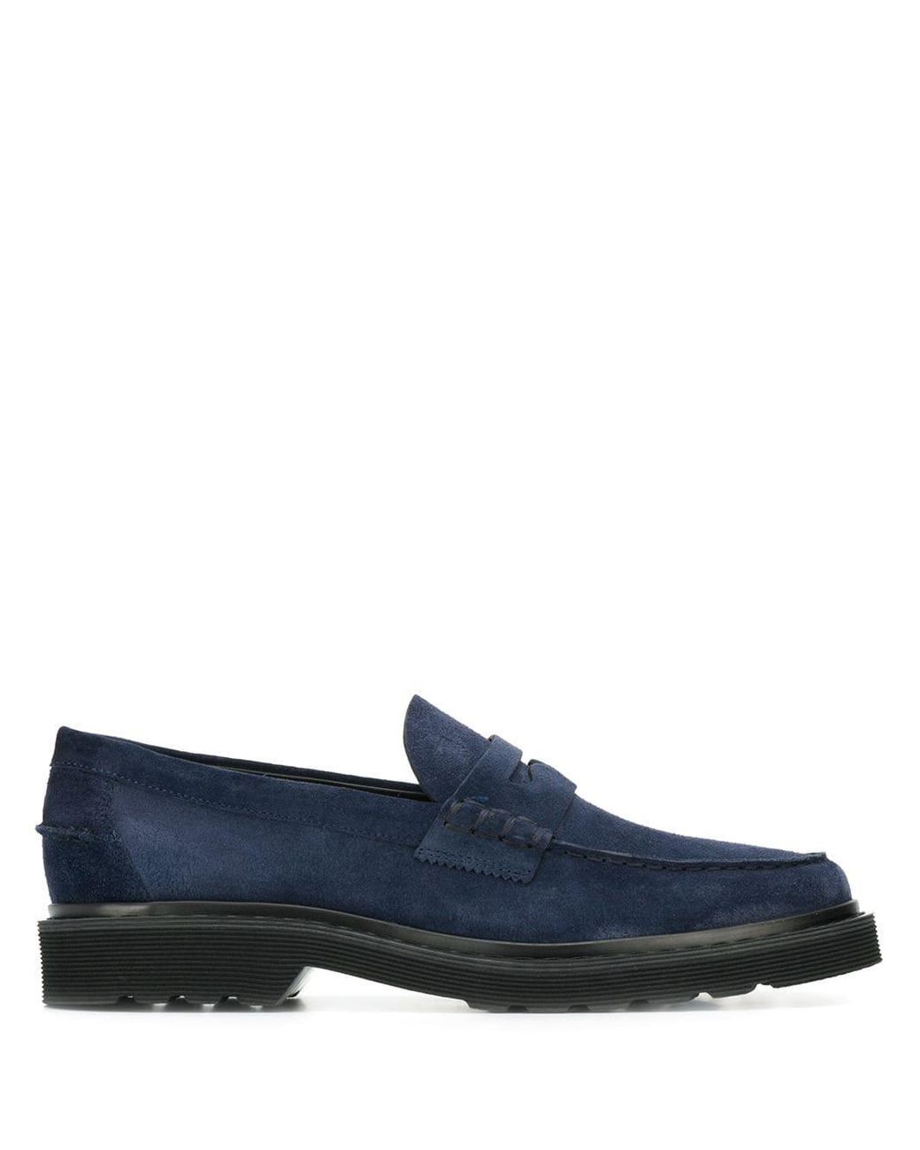 mens chunky sole loafers