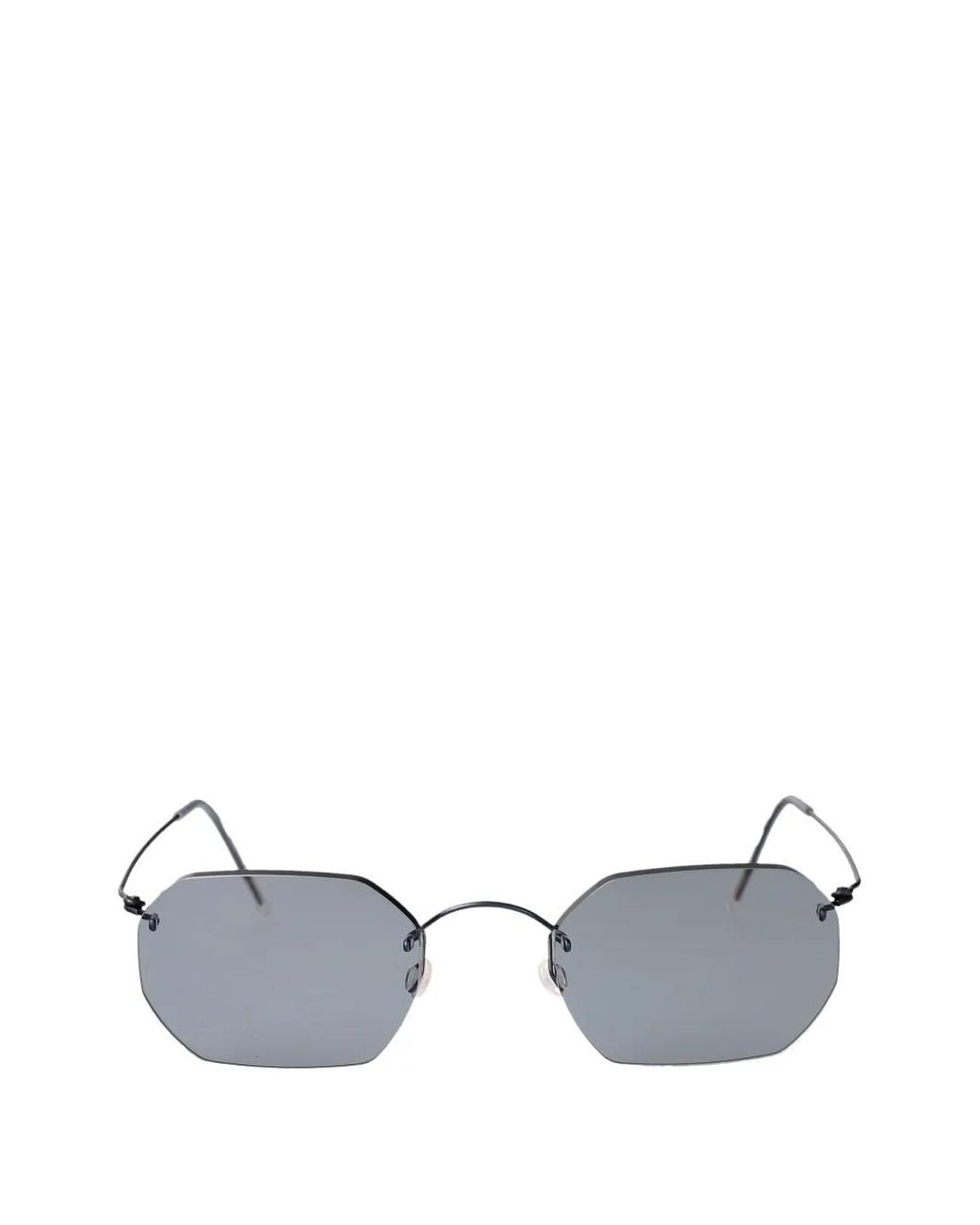 Lindberg Metallic 81015 Geometric-Frame Sunglasses for men