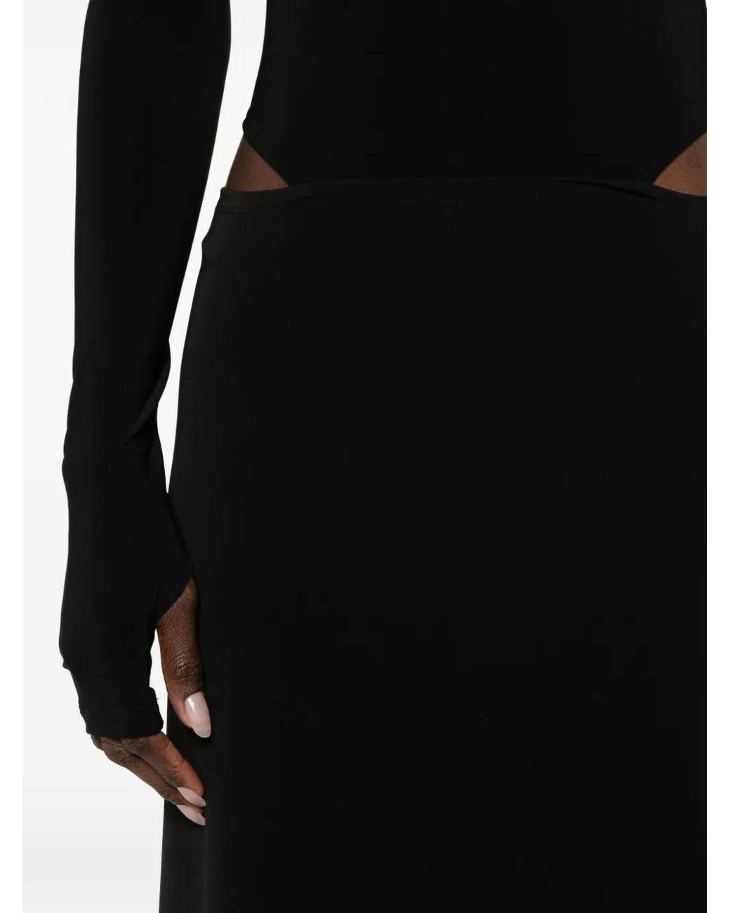 Atu Body Couture Black Cardinal Maxi Dress