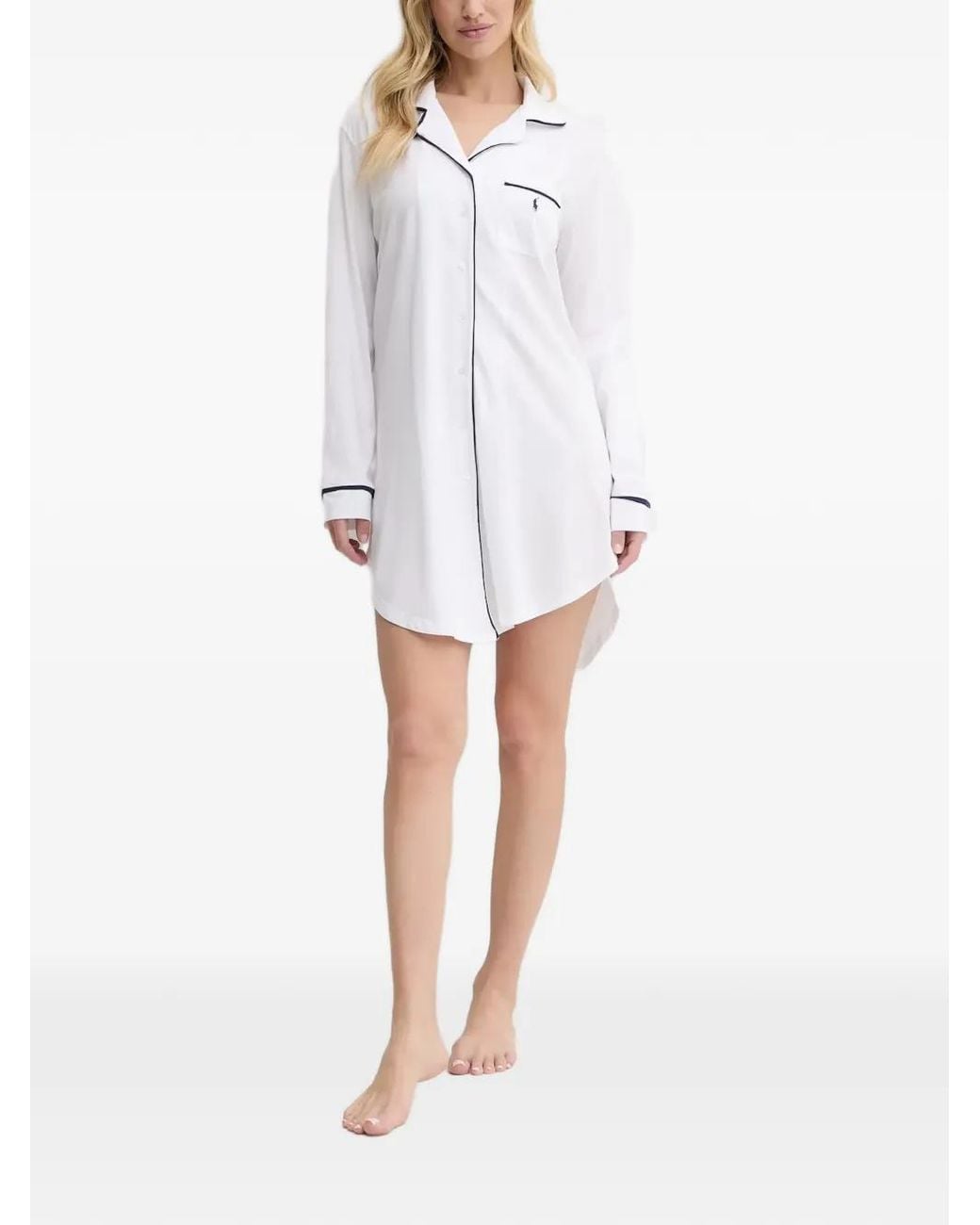 Polo Ralph Lauren White Pocket Nightdress
