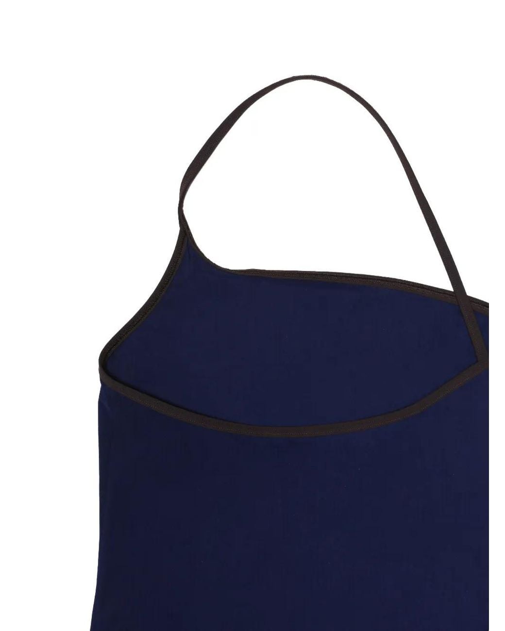Lido Blue Sessantasei Asymmetric-Neck Swimsuit