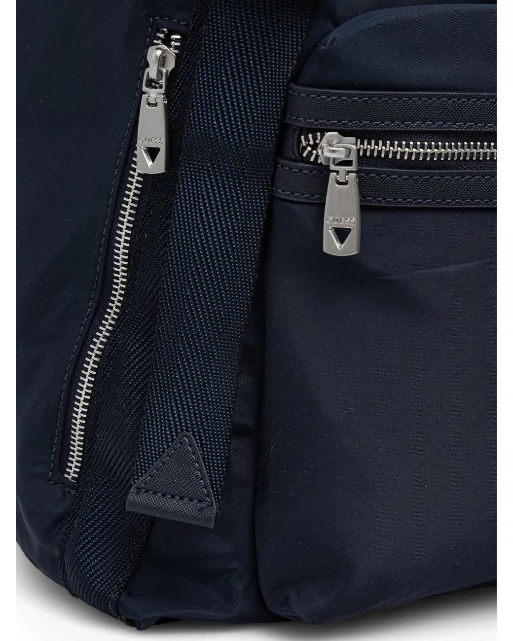 Guess Blue Berlin Logo Backpack for men