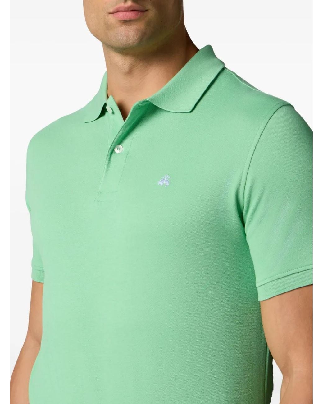 Brooks Brothers Green Cotton-Piqué Polo Shirt for men