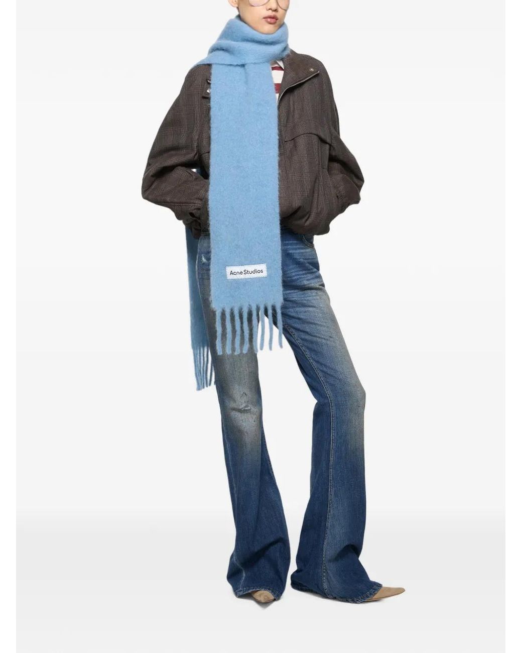 Sciarpa di Acne in Blue