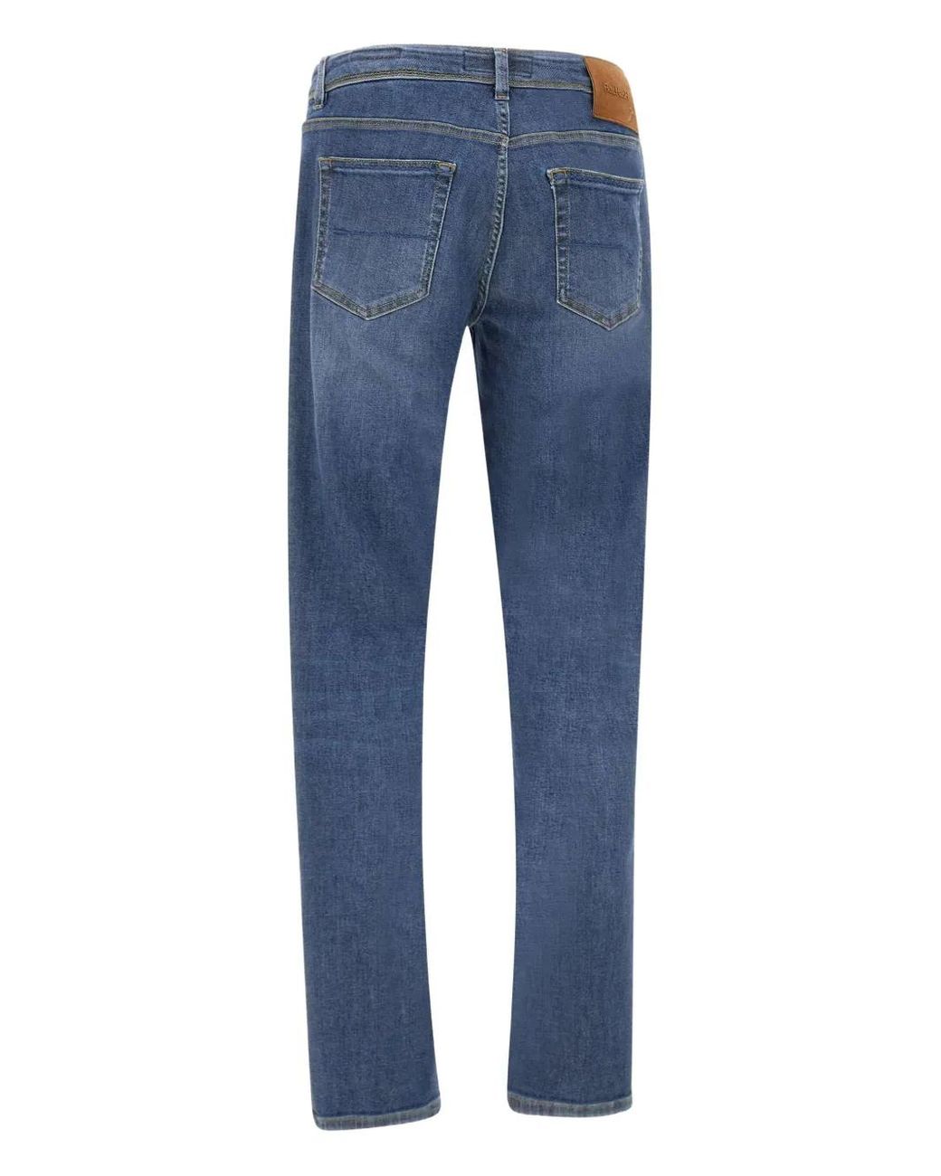 Re-hash Blue Rubens B Five-Pockets Jeans for men