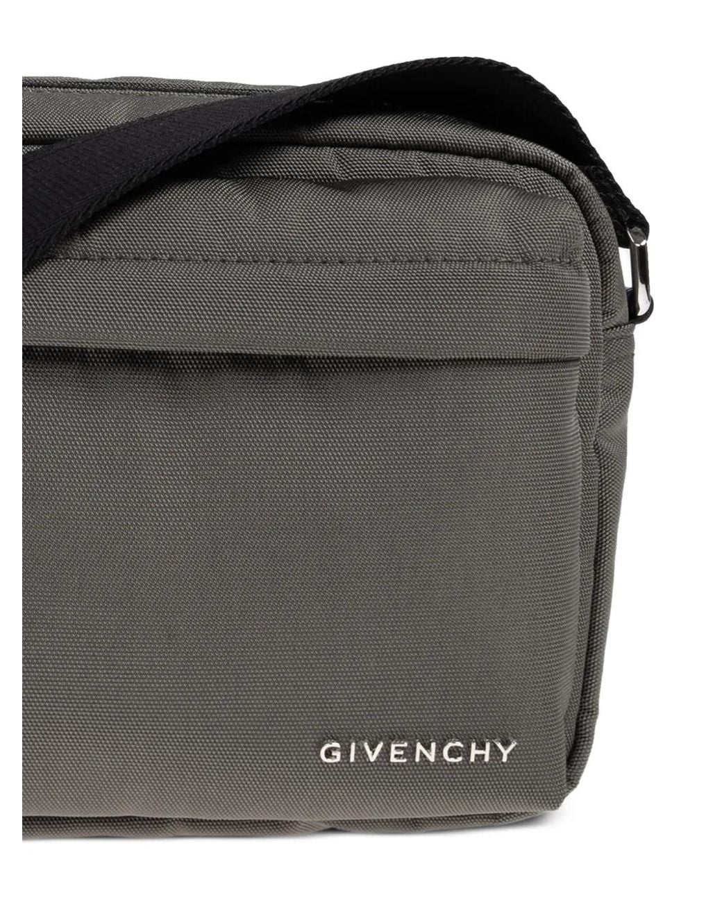 Givenchy Black Medium Zip Cross Body Bag for men