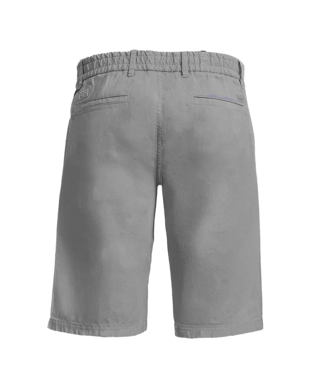 Boss Gray Drawstring Bermuda Shorts for men