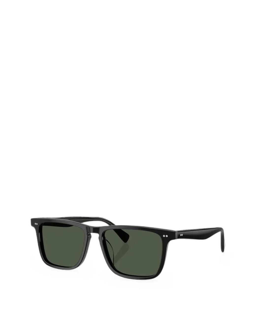 Oliver Peoples Green Brano Rectangle-Frame Sunglasses