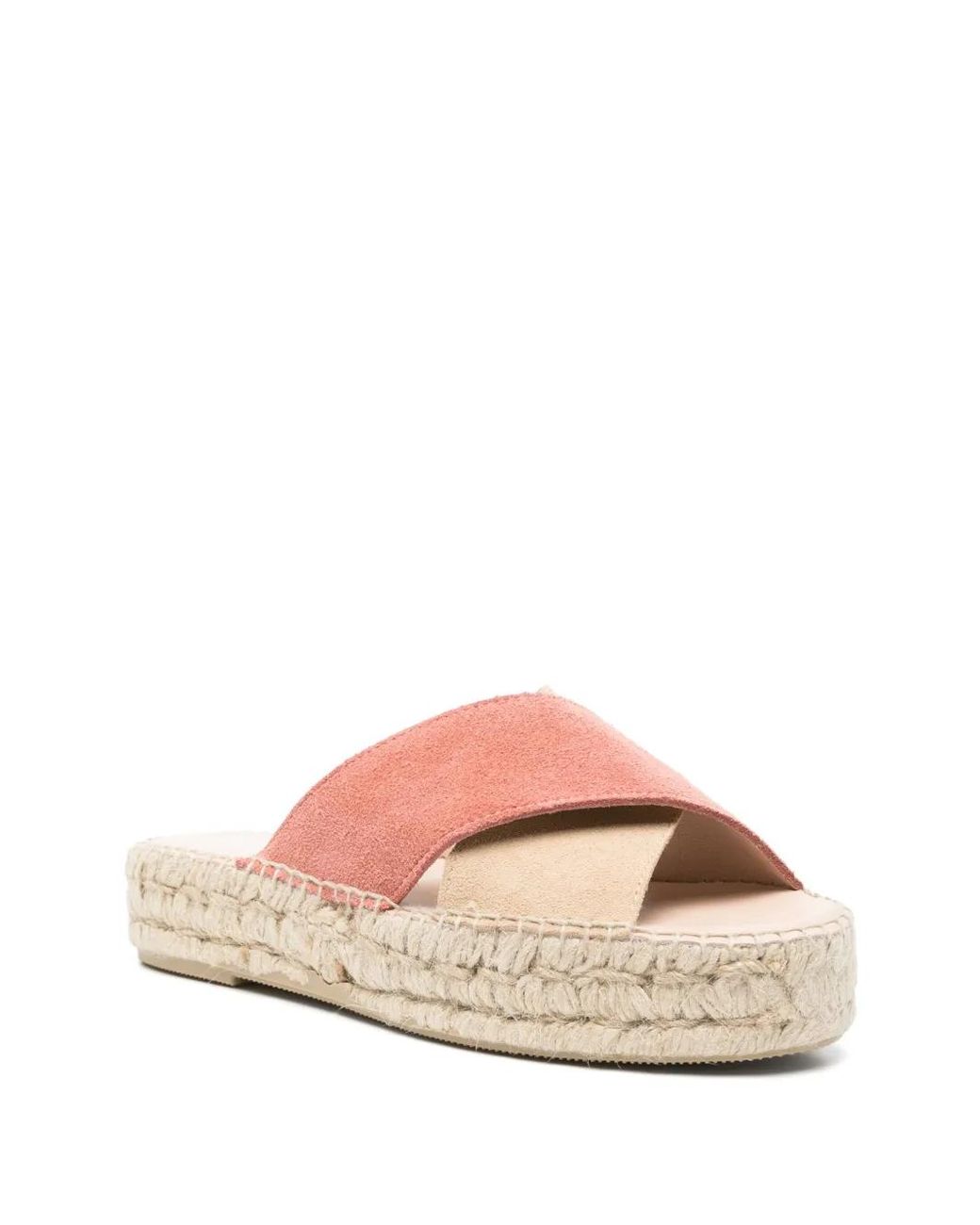 Manebí Pink Suede Espadrilles