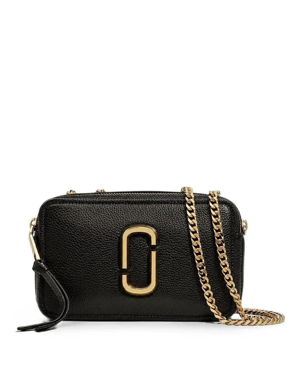 Marc Jacobs Black Glam Shot 21 Leather Shoulder Bag