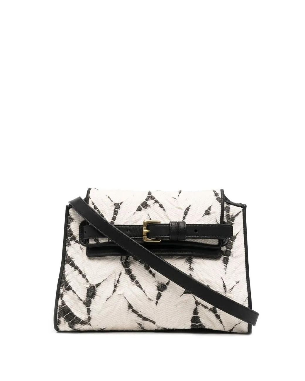 Suzusan Black Tie-Dye Cross Body Bag