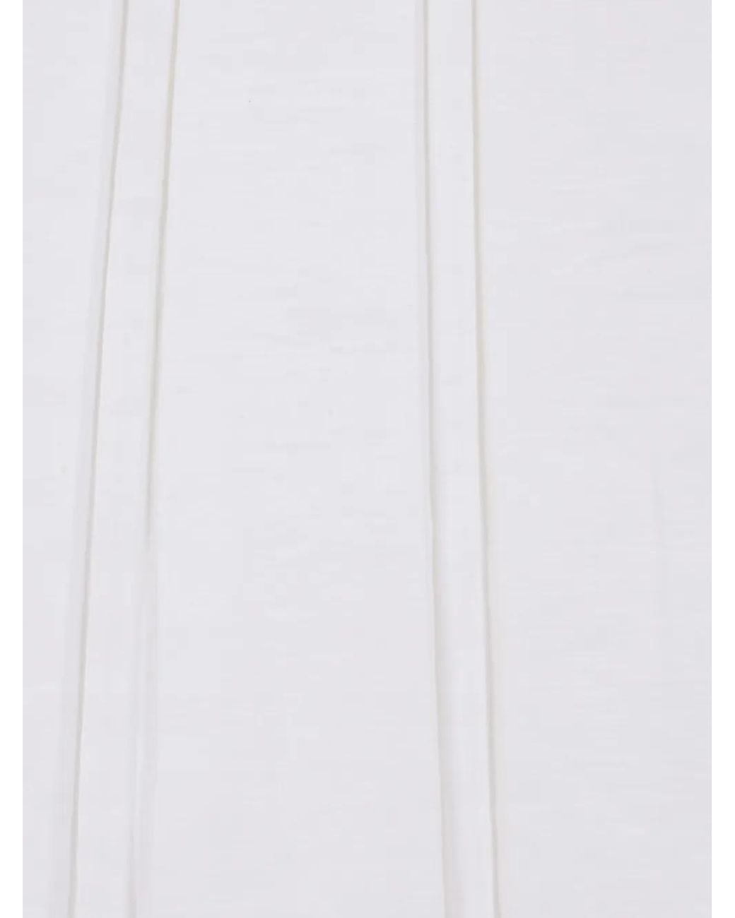 Jil Sander White Linen Skirt