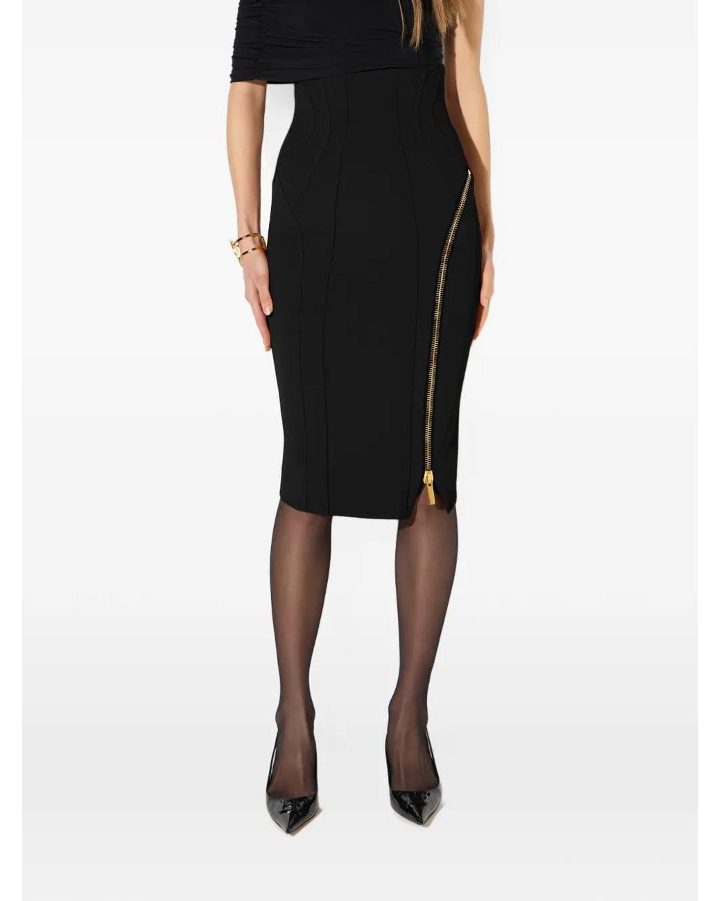 Elisabetta Franchi Black Skirt