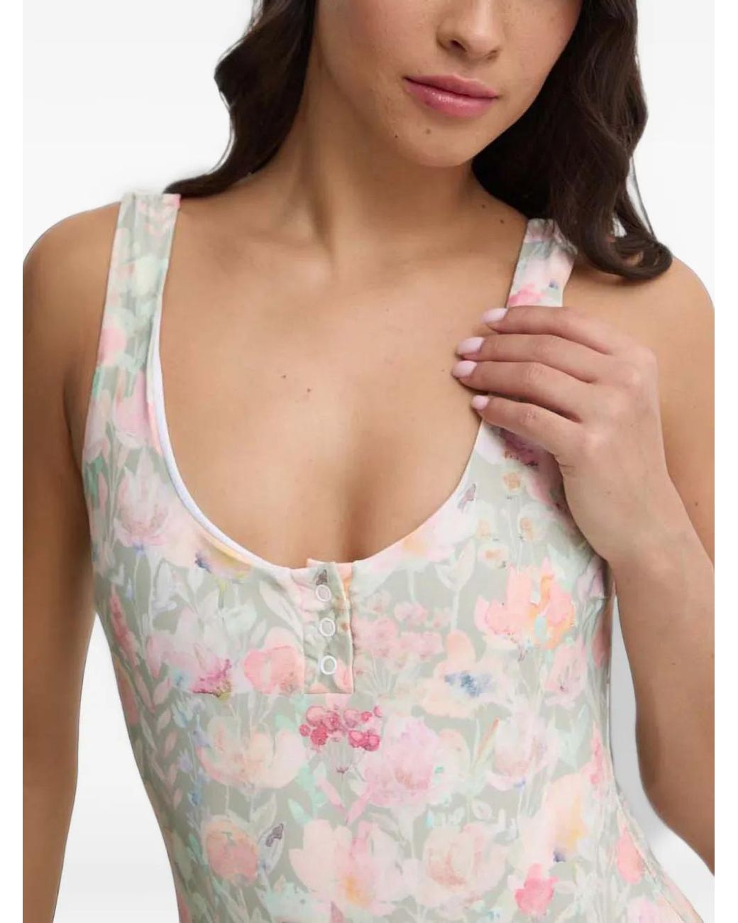 Picture White Nanoe Floral-Print Swimsuit