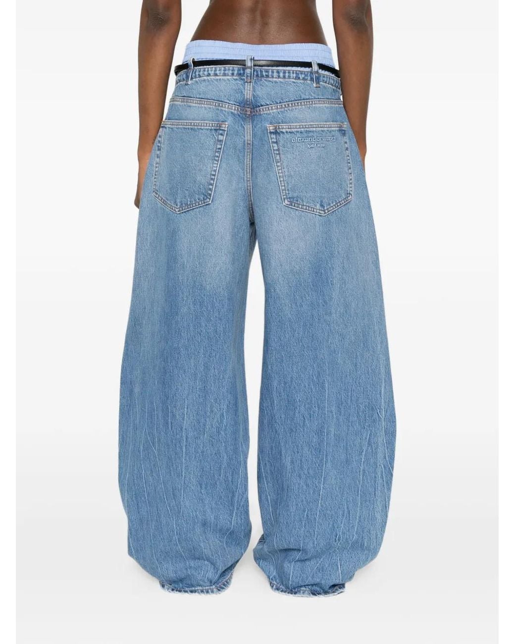 Alexander Wang Blue Front-Pockets Denim Jacket