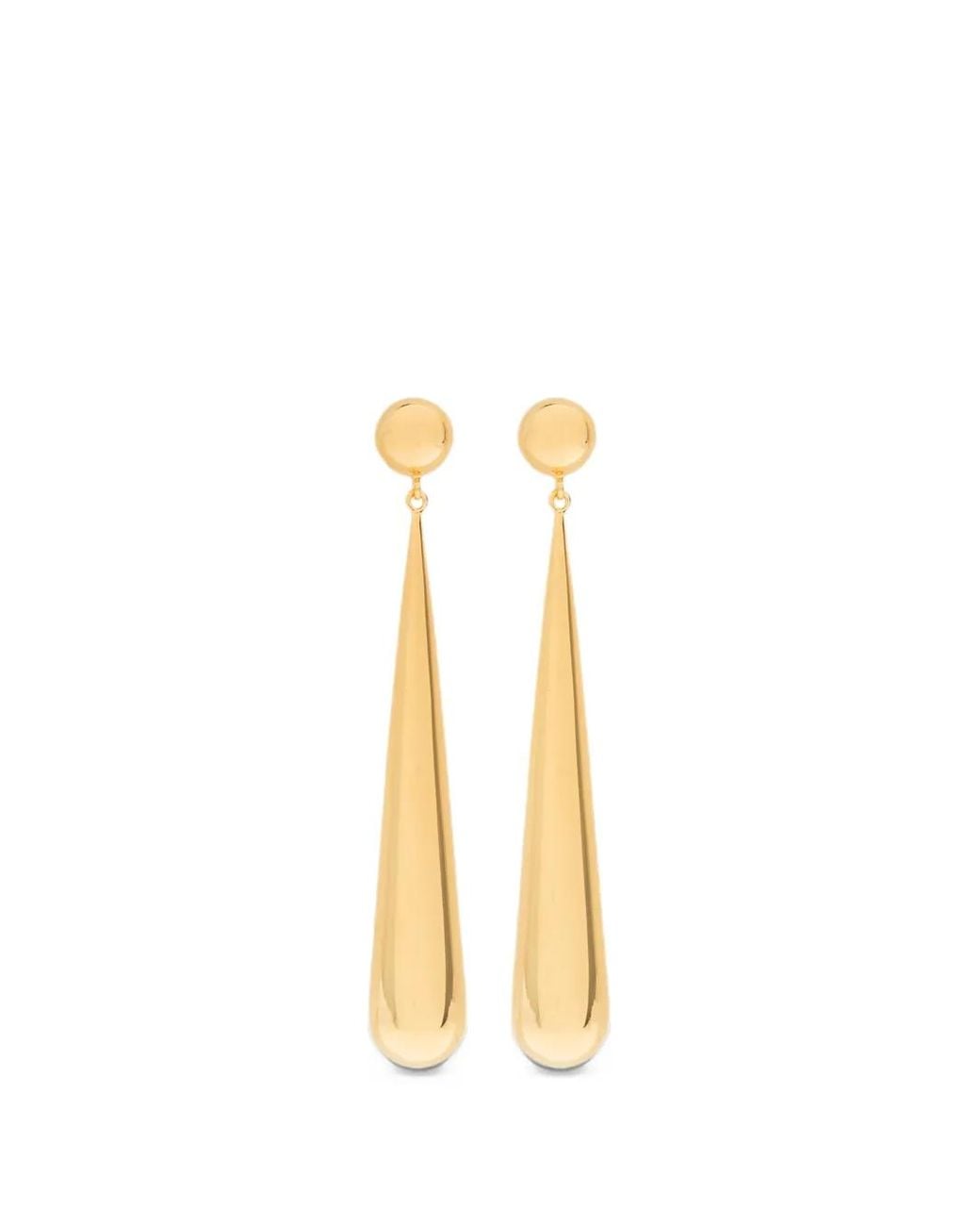 Pendientes Louise LIE STUDIO de color Metallic