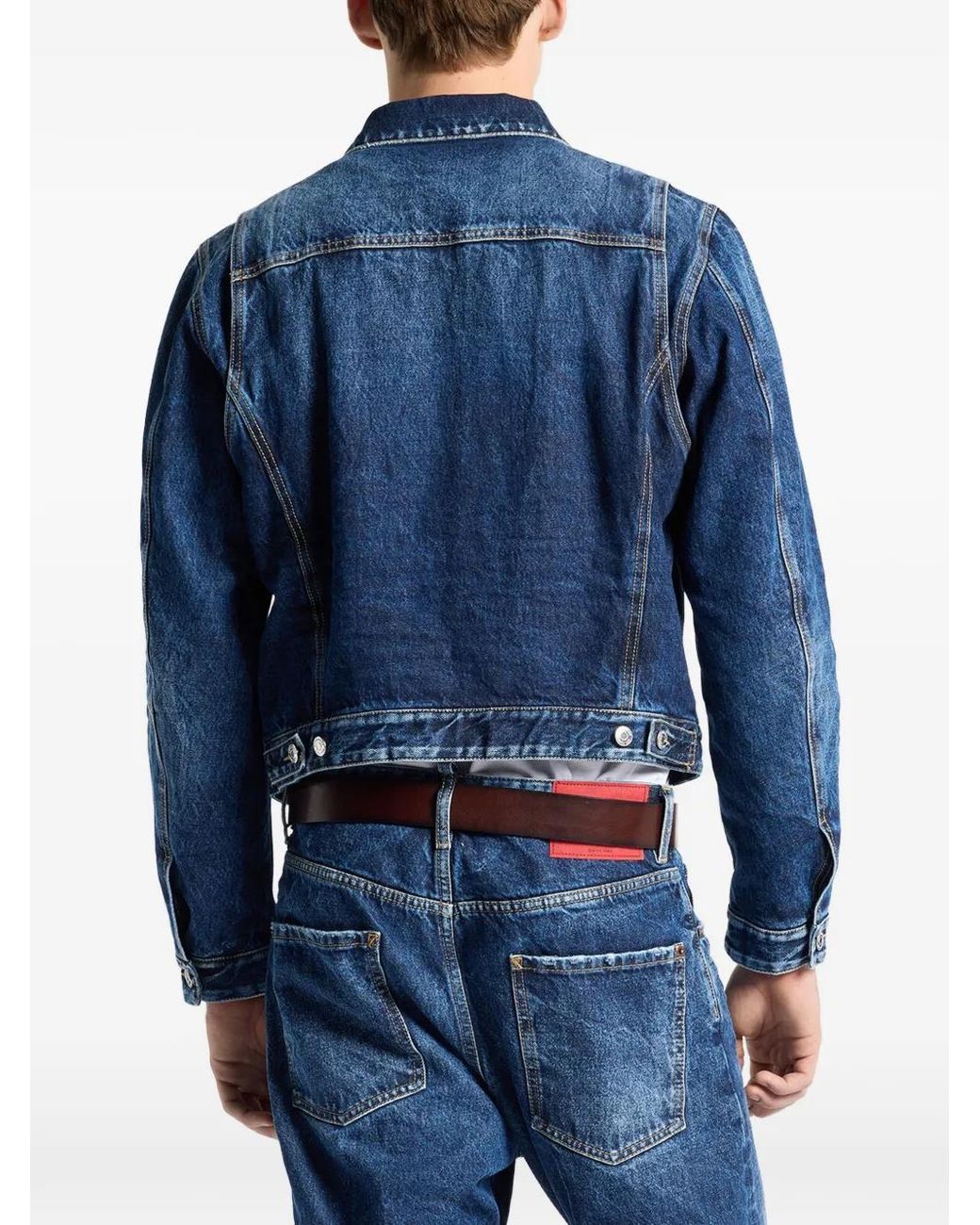 DSquared² Blue Mini Front Jean Jacket for men
