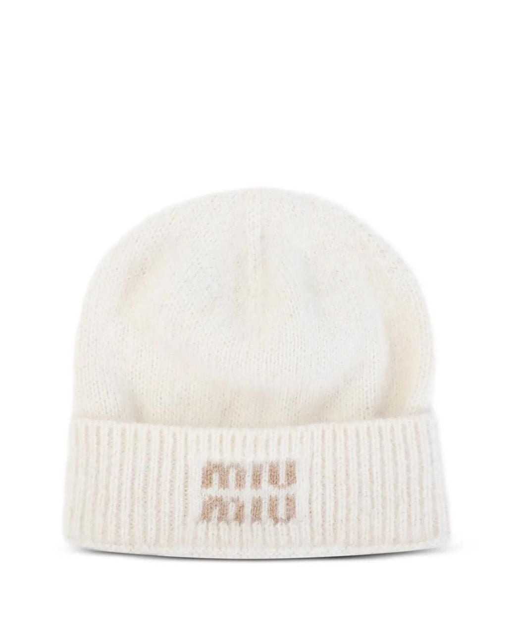 Berretto di Miu Miu in White