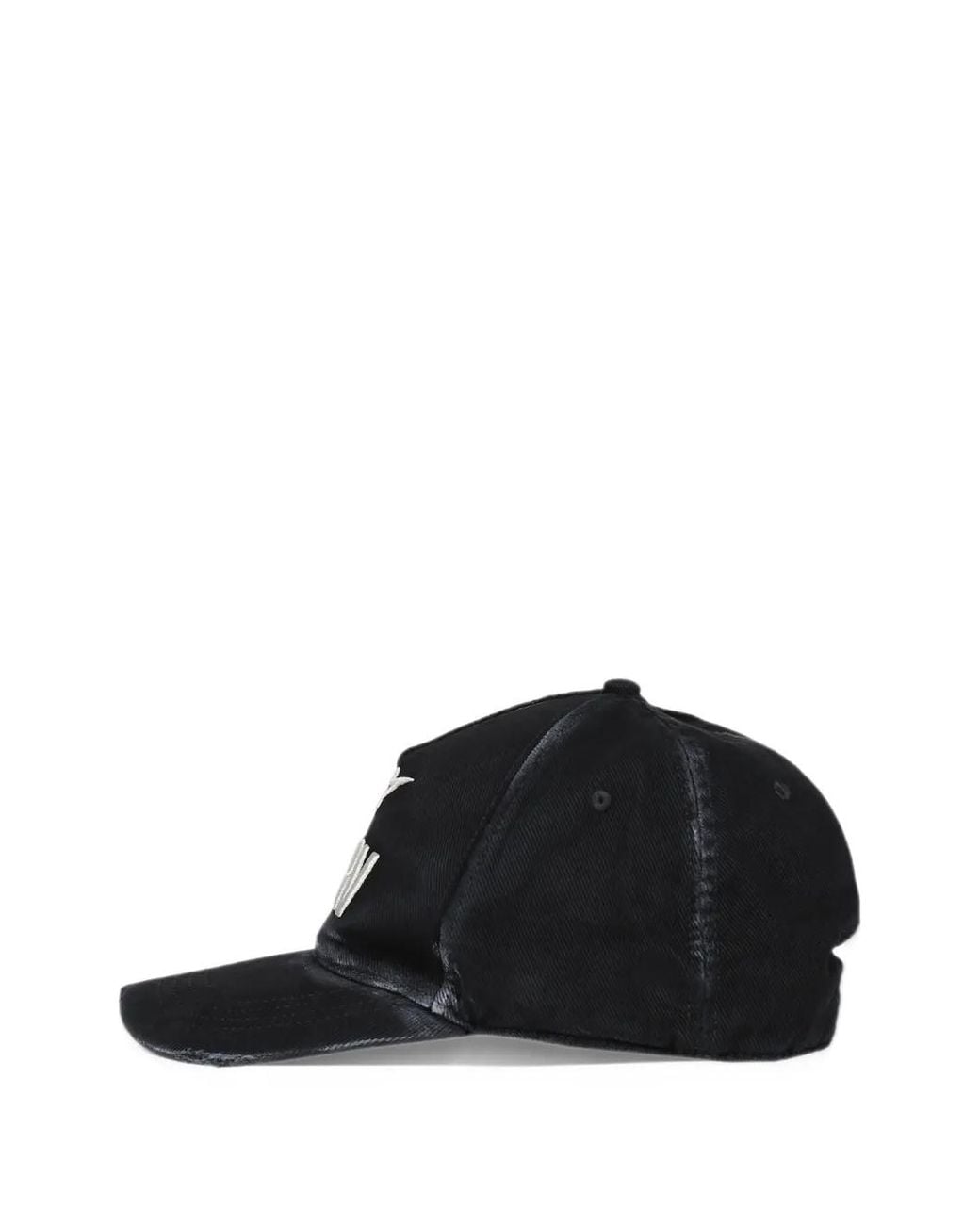 Alpinestars Black Distressed Embroidered Cap for men
