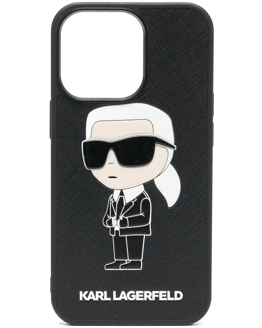 Karl Lagerfeld Black Ikon 2.0 Karl Iphone 14 Case