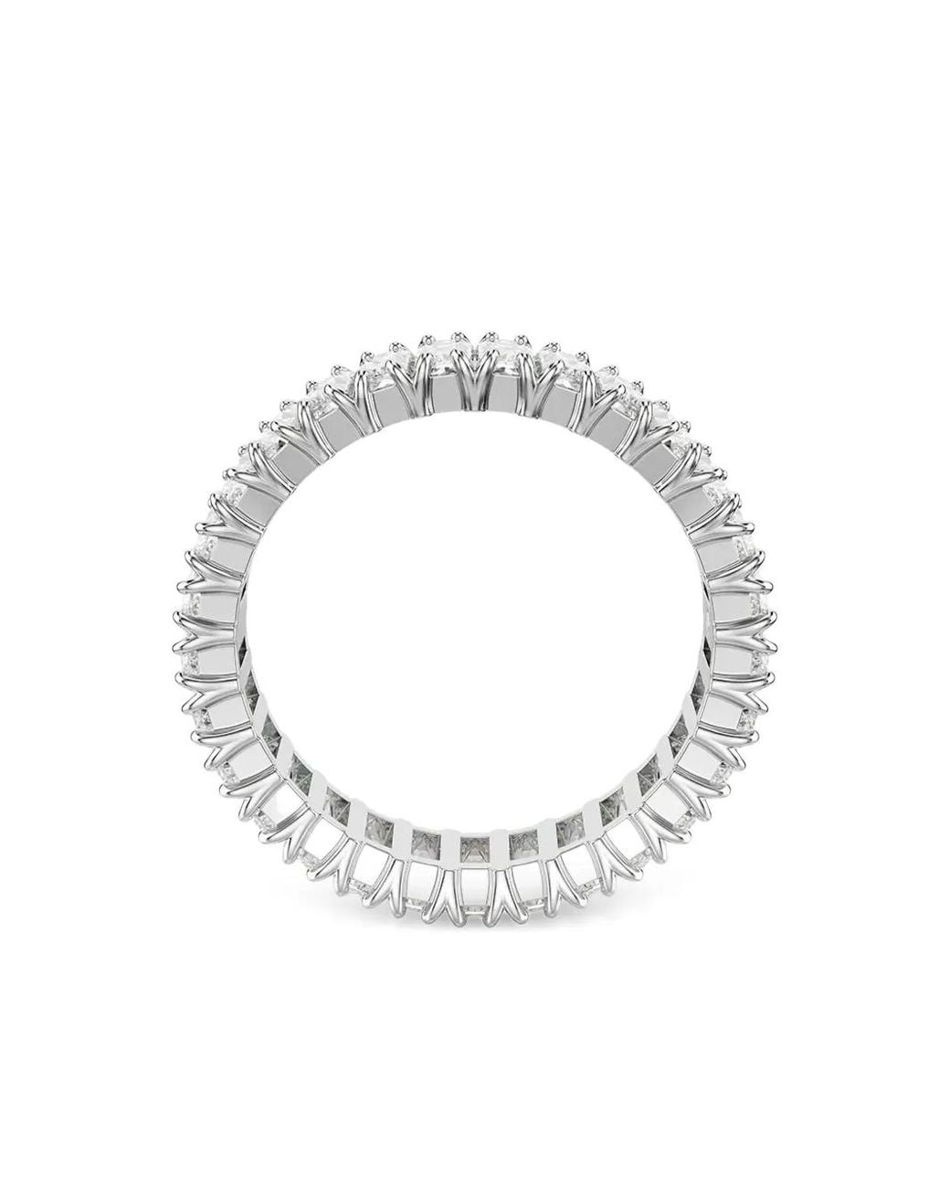 Swarovski White Matrix Ring mit eckigem Schnitt