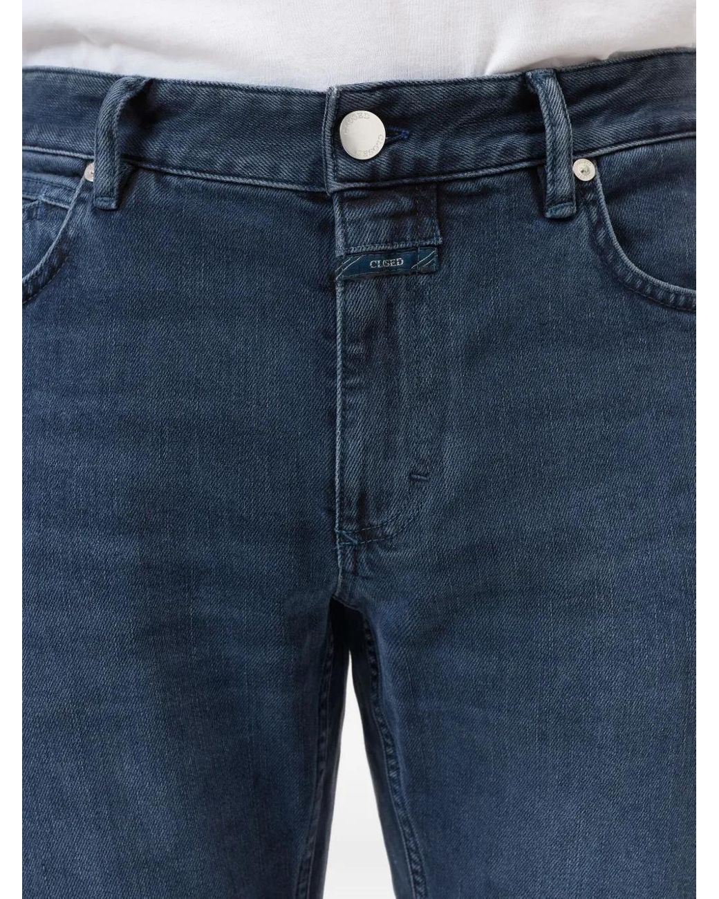 Closed Blue Stretch-Cotton Slim-Fit Jeans for men